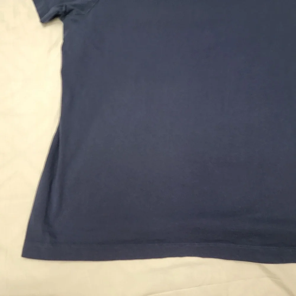 Nike Mens Swoosh Logo Graphic T-Shirt Navy Blue XXL DZ5171-410